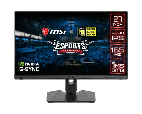 MSI Optix MAG274QRF-QD - 27" QHD IPS Quantum-Dot 165Hz-Seconde Vie