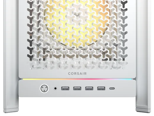 Corsair Frame 5000D RS ARGB Blanc - MT/Sans Alim/E-ATX, vue 6