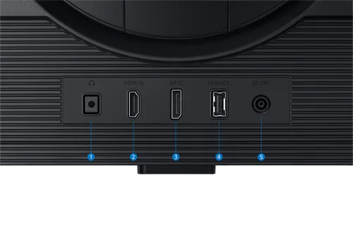 Samsung Odyssey G6 - 27" QHD 350Hz 1ms Fast-IPS Pivot Compatible G-Sync, vue 8
