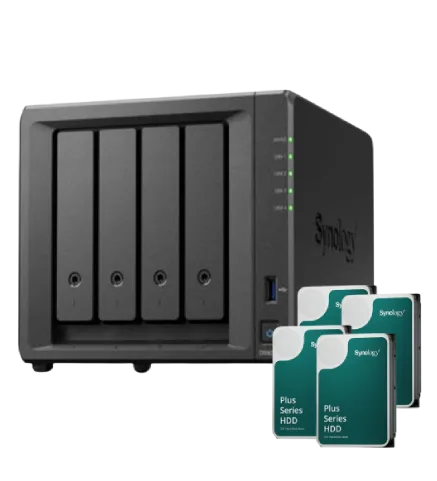 Synology DS923+ 4 Baies avec 4 Disques de 12 To