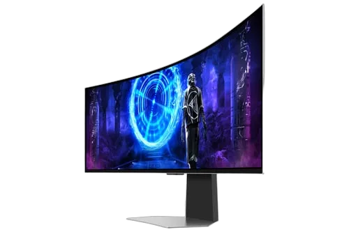 Samsung Odyssey G9 - 49" OLED CURVE DQHD 240Hz 0.03ms Smart TV Wifi/Bluetooth, vue 3