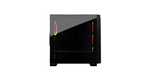 M.RED StarDust Mini Noir ARGB - mT/sans alim./mATX, vue 3