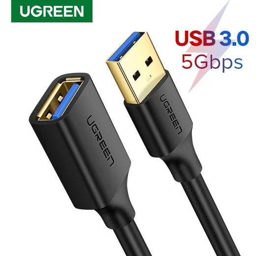 UGREEN Câble d'extension USB-A vers USB-A - 2m - Noir