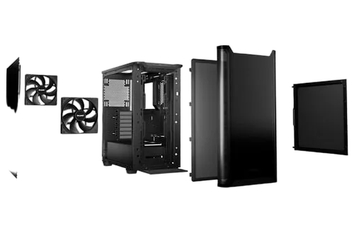 be quiet! PURE BASE 501 Noir - MT/Sans Alim/ATX, vue 4