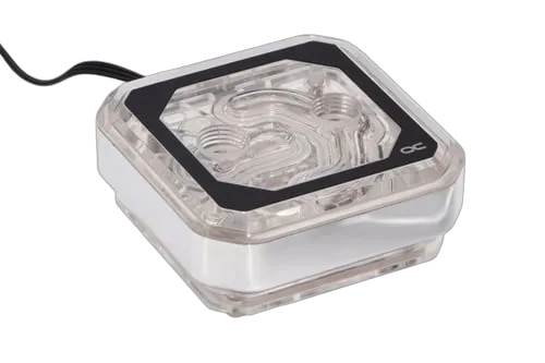Alphacool Eisblock XPX Aurora CPU - Acryl Chrome/Blanc RGB