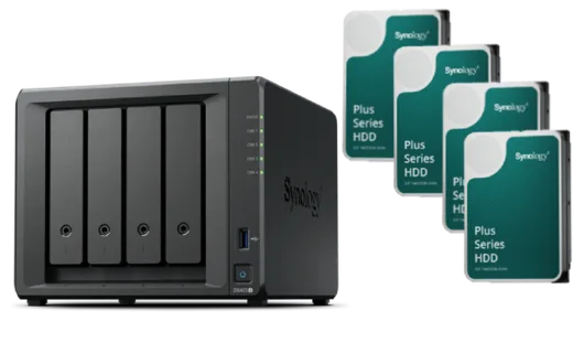 Synology DS423+ - 4 Baies avec 4 Disques de 4To
