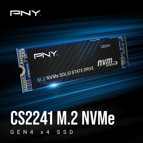 PNY 500 Go NVMe Gen4 M.2 - CS2241, vue 2