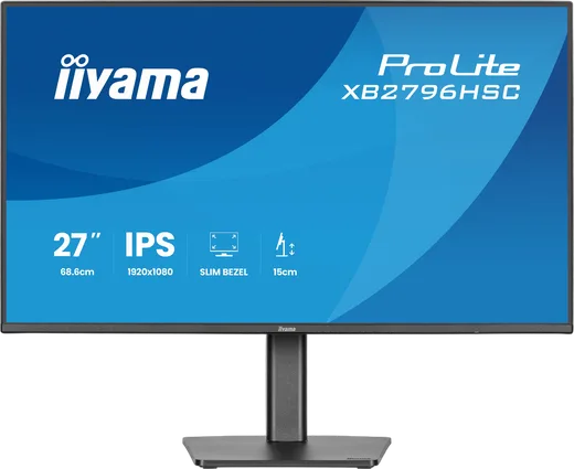 Iiyama Prolite XB2796HSC-B1 - 27" FHD 144Hz IPS Pivot USB-C PD 65W