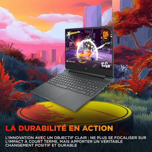 HP Victus - 15.6" FHD 144Hz Ryzen 5 240 RTX 5050 24Go 512Go W11, vue 7