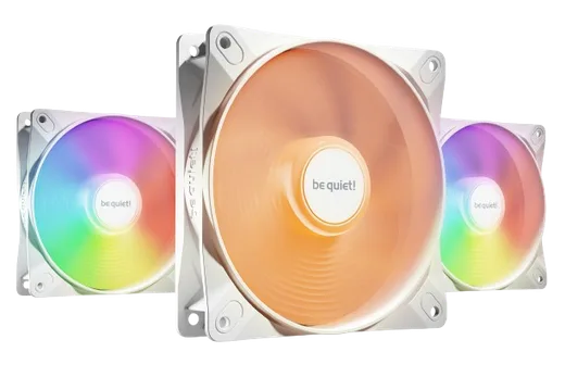 be quiet! LIGHT WINGS LX - 120mm PWM White Triple-Pack, vue 1