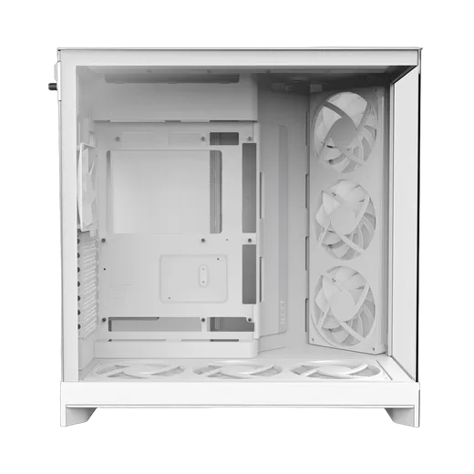 NZXT H9 Flow RGB+ Blanc - MT/Sans Alim/E-ATX