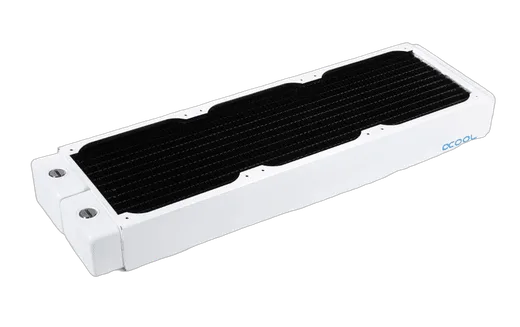 Alphacool Radiateur 360mm  Blanc -  HPE-45 Full Cuivre, vue 1