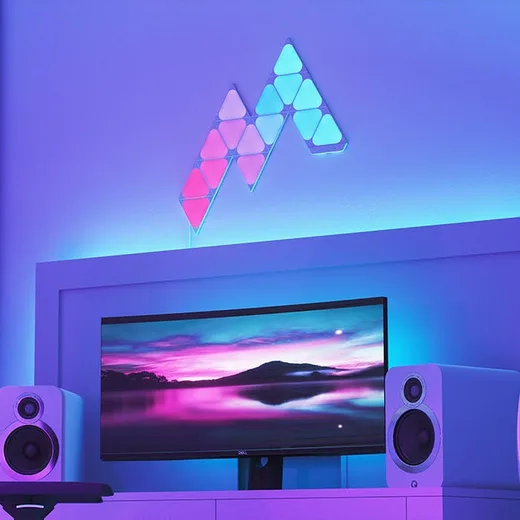 Nanoleaf Shapes Mini Triangles Pack Expansion - 10 pièces, vue 5