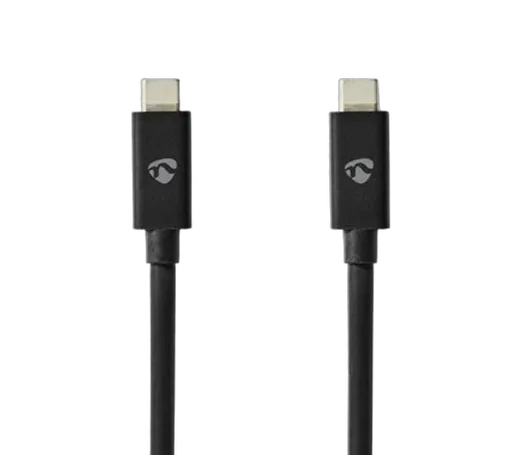Câble USB-C 4.0 Mâle/Mâle 240W/8K60Hz 1m Noir