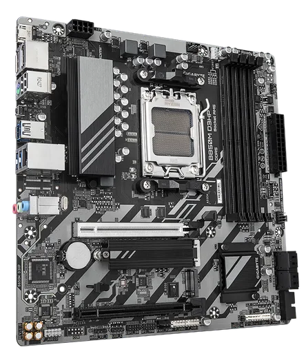 Gigabyte B850M D3HP, vue 3