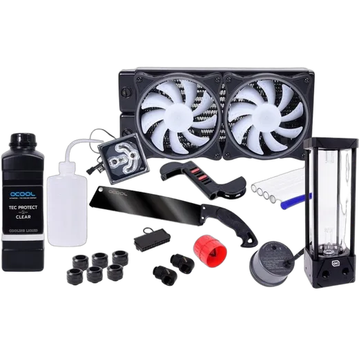 Alphacool Kit Watercooling complet  -  Hurrican 240mm XT45