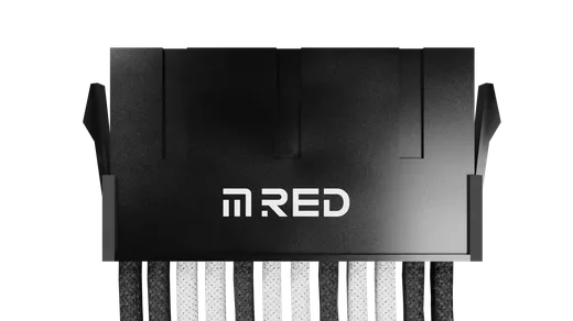 M.RED Kit extension 7 Câbles tressés Ultimate - Blanc Noir