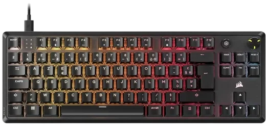 Corsair K70 Core TKL - Mécanique - Filaire - RGB - Noir