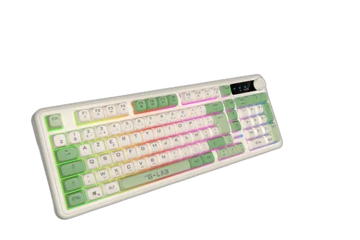 The G-LAB Keyz Caesium EX WL - Membrane - Sans fil - RGB - Vert