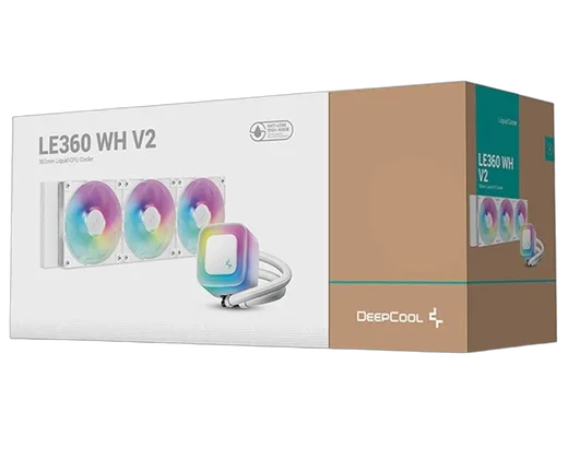 Deepcool LE360 WH V2 - Blanc - 360mm, vue 3