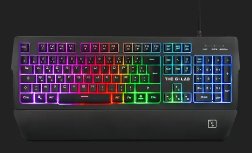 The G-LAB Keyz Palladium - Mécanique - Filaire - RGB - Noir, vue 3
