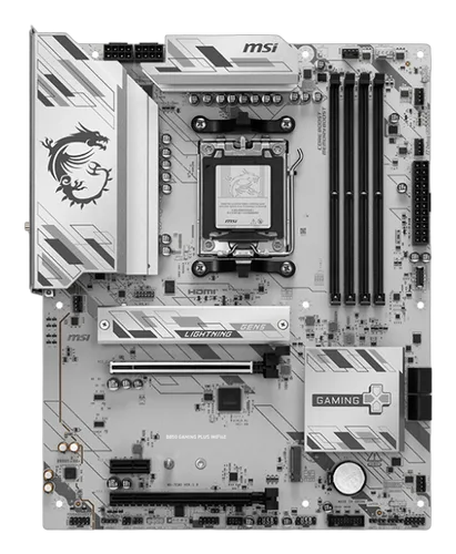 MSI B850 GAMING PLUS WIFI6E, vue 3