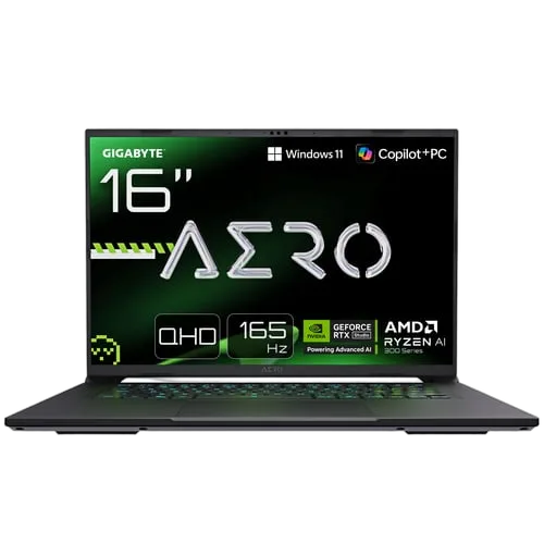 Gigabyte AERO X16 1WH93FRC64DH - 16" QHD+ 165Hz Ryzen AI 7 350 RTX 5070 32Go 1To W11 Blanc