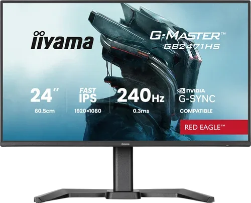 Iiyama G-Master GB2471HS-B1 - 23.8" FHD 240Hz Fast IPS 0.3ms G-Sync Adaptive Sync