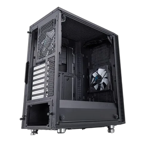 Fractal Design Define C TG Noir - MT/Sans Alim/ATX, vue 4