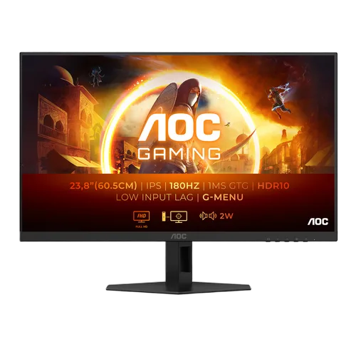 AOC 24G4XE - 23.8" FHD 180Hz IPS 1ms HDR Adaptive Sync et G-SYNC Compatible