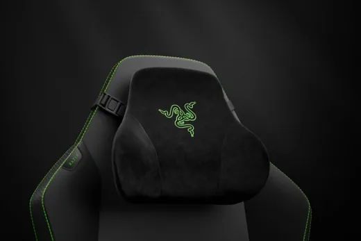 Razer Iskur V2 NewGen - Green, vue 3