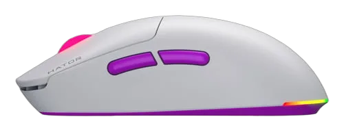 Hator Quasar 3 Ultra - Sans-Fil - RGB - Blanc, vue 3