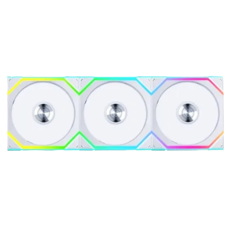 Lian-Li UNI FAN SL ARGB PWM Sans fil, 3-Pack 120mm - Blanc-Seconde Vie