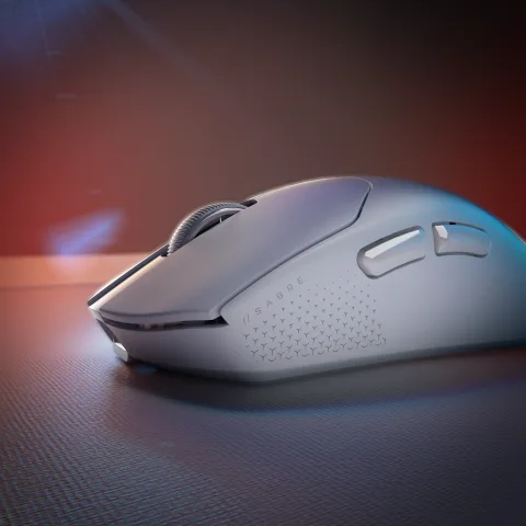 Corsair Sabre V2 Pro - Sans-Fil - RGB - Blanc, vue 4
