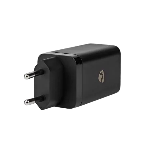 Nedis Chargeur GaN Power Delivery 65W - 3 ports - Noir