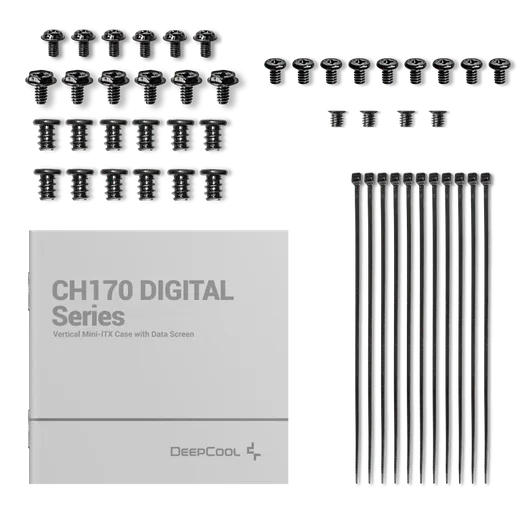 Deepcool CH170 Digital Noir - mT/Sans Alim/Mini-ITX-Seconde Vie, vue 12