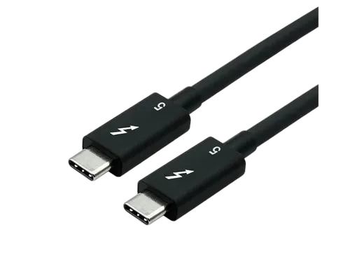 Roline Câble Thunderbolt™ 5 USB-C mâle/mâle - 1m - Noir
