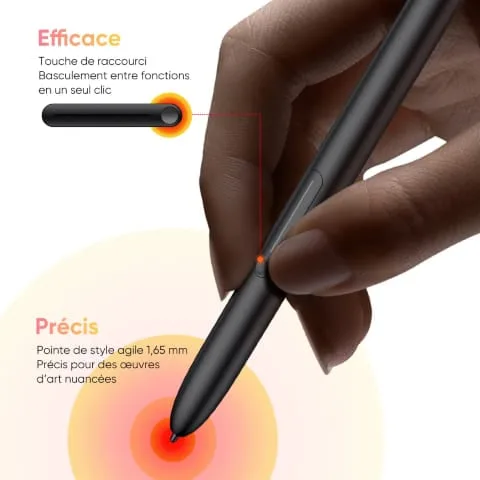 XPPEN Magic Drawing Pad 9494G_EU - 2540LPI - 12" - Violet, vue 3