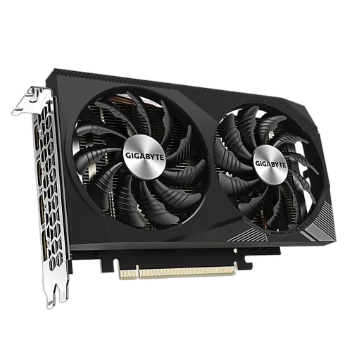 Gigabyte GeForce RTX 3050 Windforce OC V2 8Go, vue 2