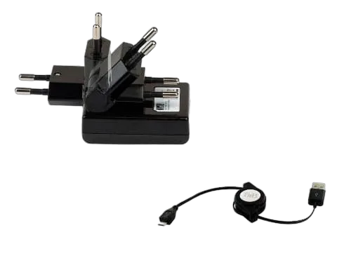 T'nB Chargeur secteur + câble micro-USB rétractable, vue 1