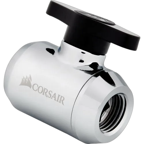 Corsair Hydro X Series XF robinet vanne - Chrome