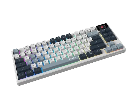 MSI Forge GK600 TKL - Mécanique - Sans-Fil - RGB - Sky