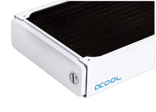 Alphacool Radiateur 360mm Blanc - HPE-45 Full Cuivre