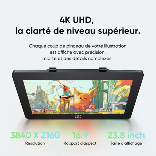 XPPEN Artist Pro 24 Gen 2 4K MD240UH-EU - 5080LPI 24" Noir