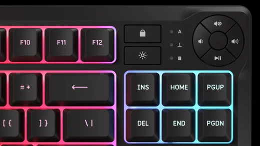 Corsair K55 Core TKL - Membrane - Filaire - RGB - Noir, vue 11