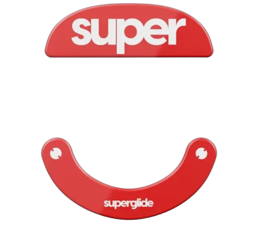 SuperGlide Patins Verre V2- Pulsar X2/X2Mini/X2V2/X2H - Rouge