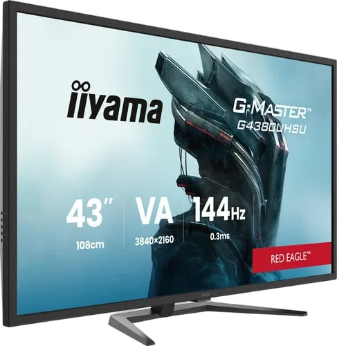 Iiyama G4380UHSU-B2 - 42.5" 4K 144Hz 0.3ms Adaptive Sync, vue 2