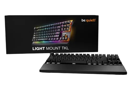 be quiet! Light Mount Tactile - TKL Mécanique Filaire RGB Noir, vue 6