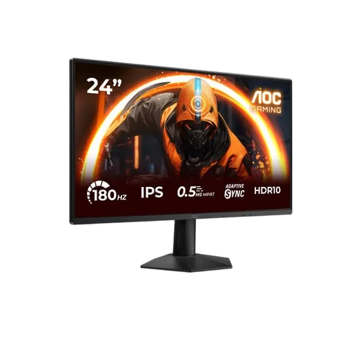 AOC 24G50F - 23.8" FHD 180Hz IPS 0.5ms Compatible G-Sync, vue 2