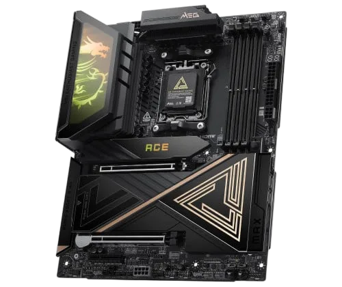 MSI MEG X870E ACE MAX, vue 3